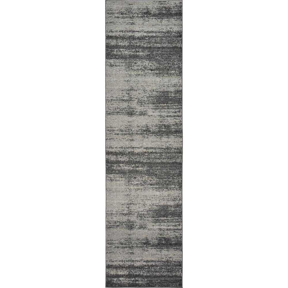 Lucille Del Mar Rug, Dark Gray (2' 7 x 10' 0). Picture 2