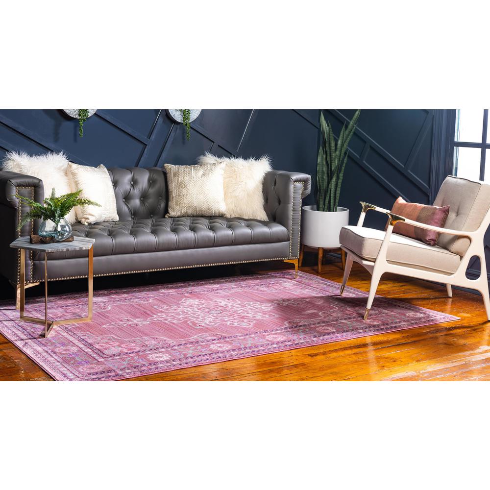 D'Amore Austin Rug, Pink (8' 0 x 10' 0). Picture 3