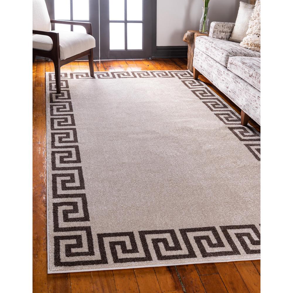 Modern Athens Rug, Beige/Brown (7' 0 x 10' 0). Picture 2