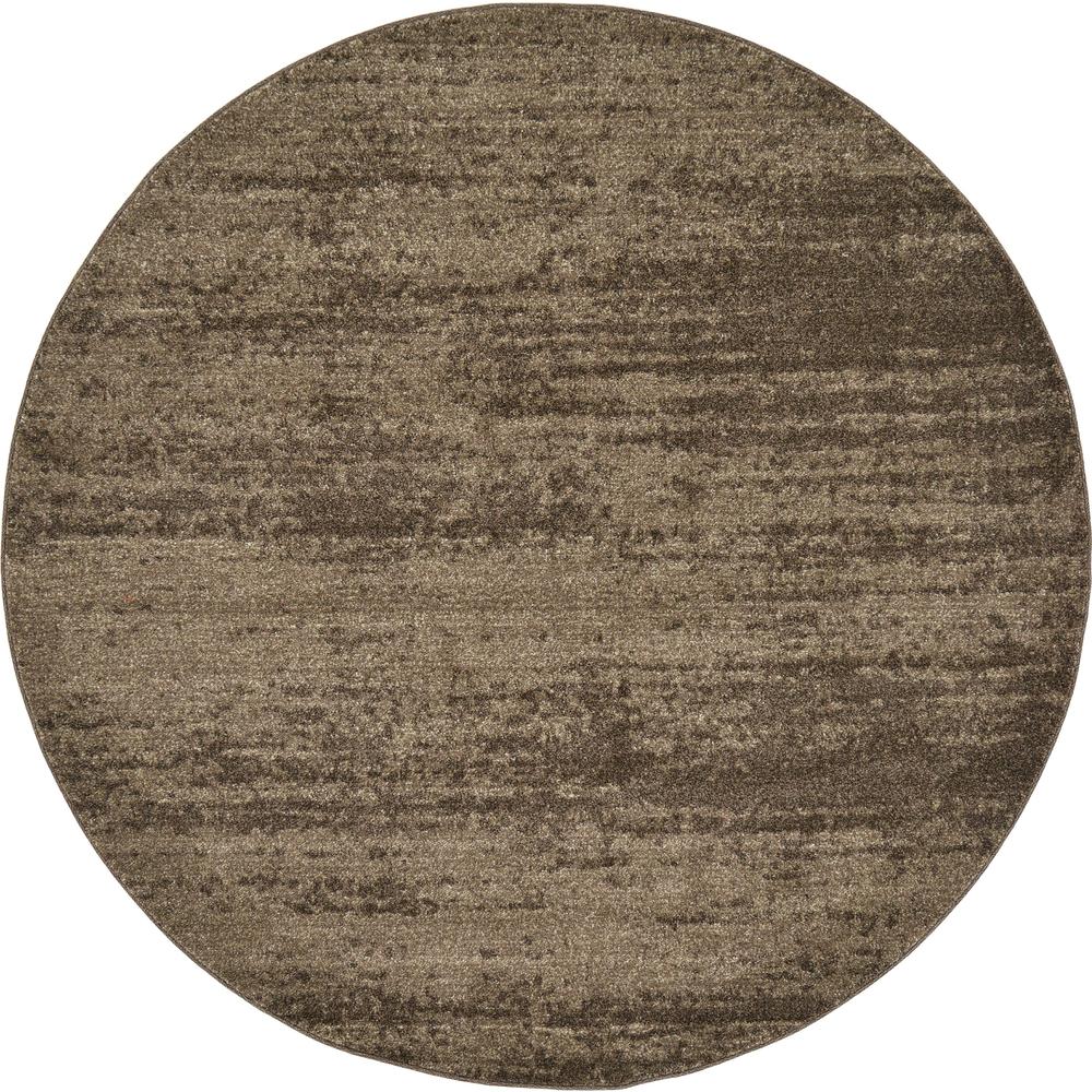 Lucille Del Mar Rug, Brown (6' 0 x 6' 0). Picture 5