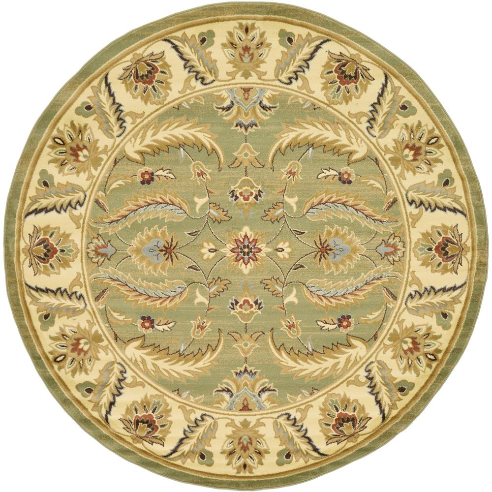Hickory Voyage Rug, Light Green (8' 0 x 8' 0). Picture 2