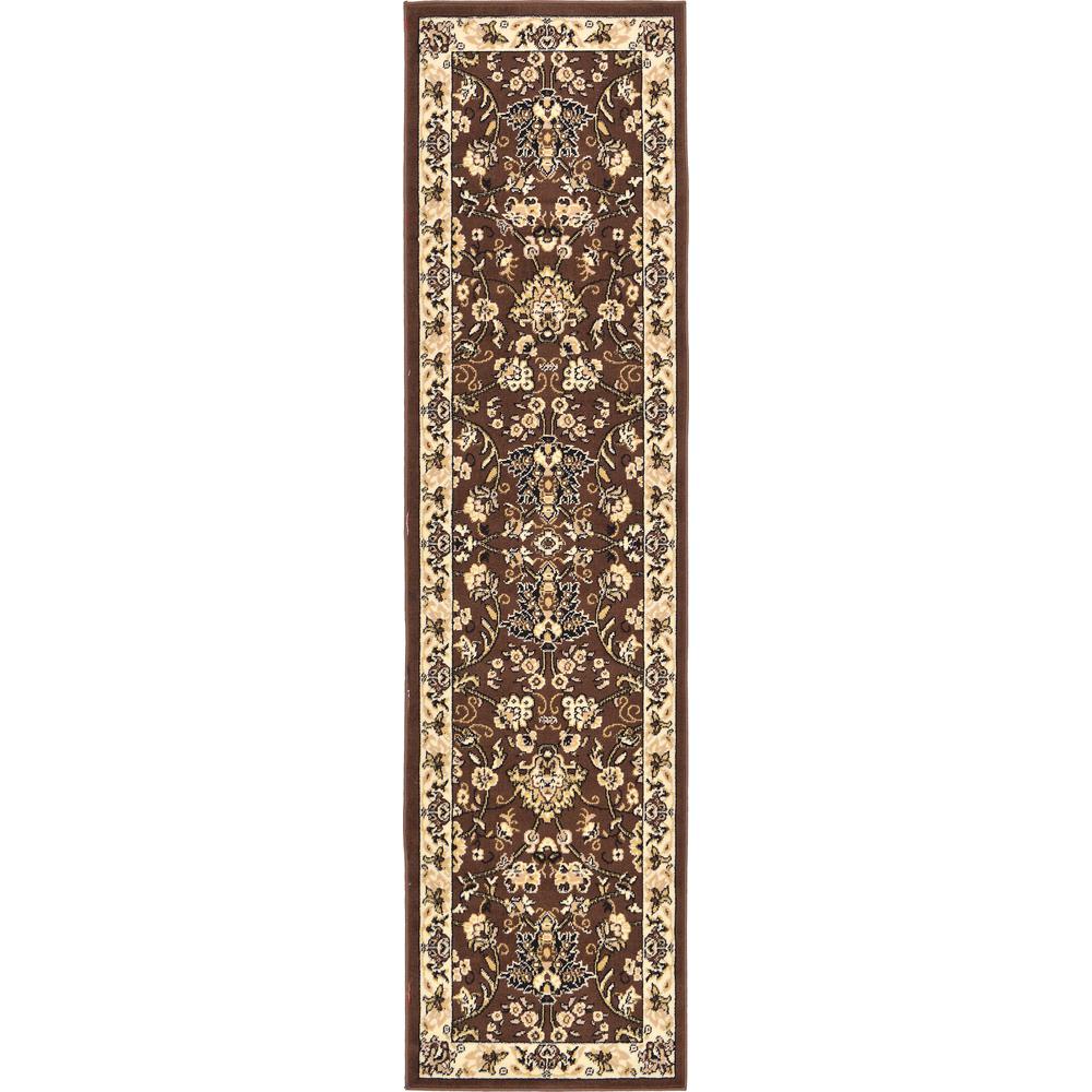 Washington Sialk Hill Rug, Brown (2' 2 x 8' 2). Picture 2