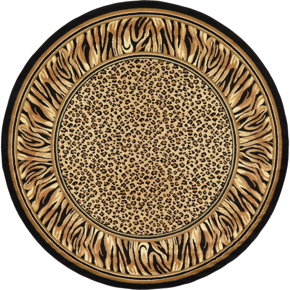 Cheetah Wildlife Rug, Ivory (8' 0 x 8' 0). Picture 2