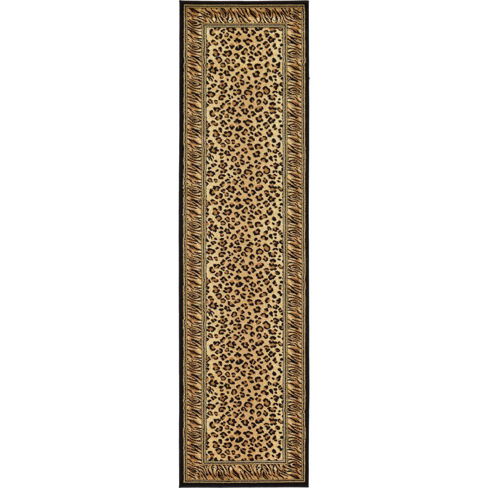 Cheetah Wildlife Rug, Ivory (2' 7 x 10' 0). Picture 2