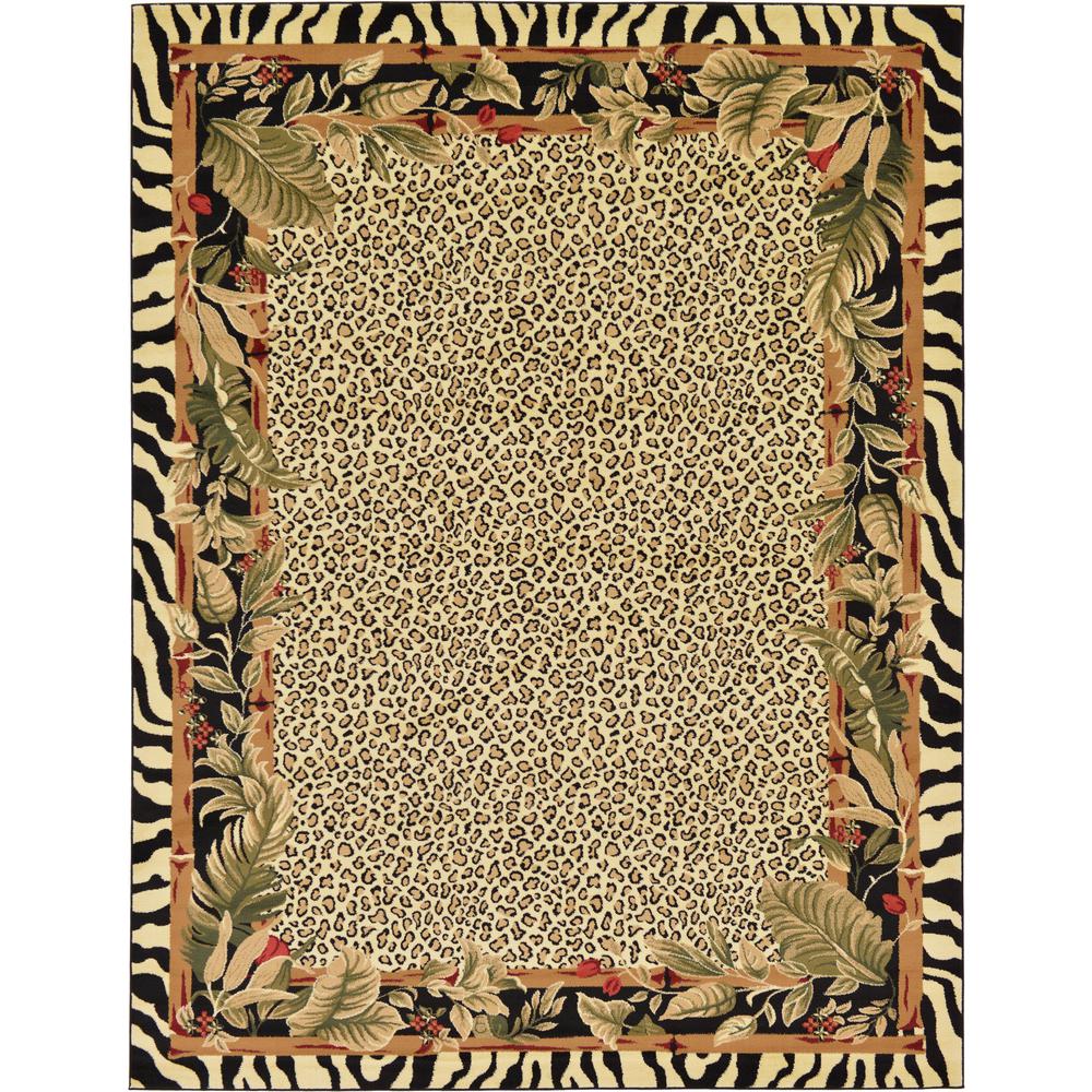 Jungle Wildlife Rug, Ivory (9' 0 x 12' 0). Picture 2