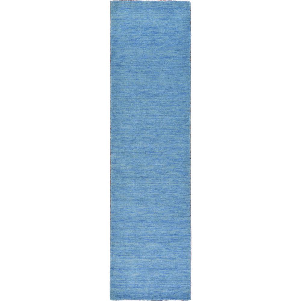 Solid Gava Rug, Light Blue (2' 7 x 9' 10). Picture 2