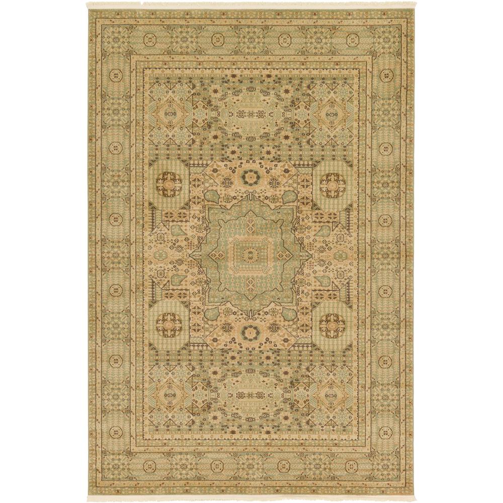 Jackson Palace Rug, Light Green (6' 0 x 9' 0). Picture 2