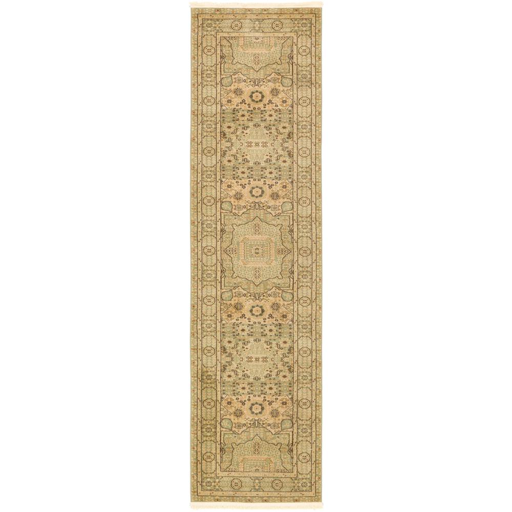 Jackson Palace Rug, Light Green (2' 7 x 10' 0). Picture 2