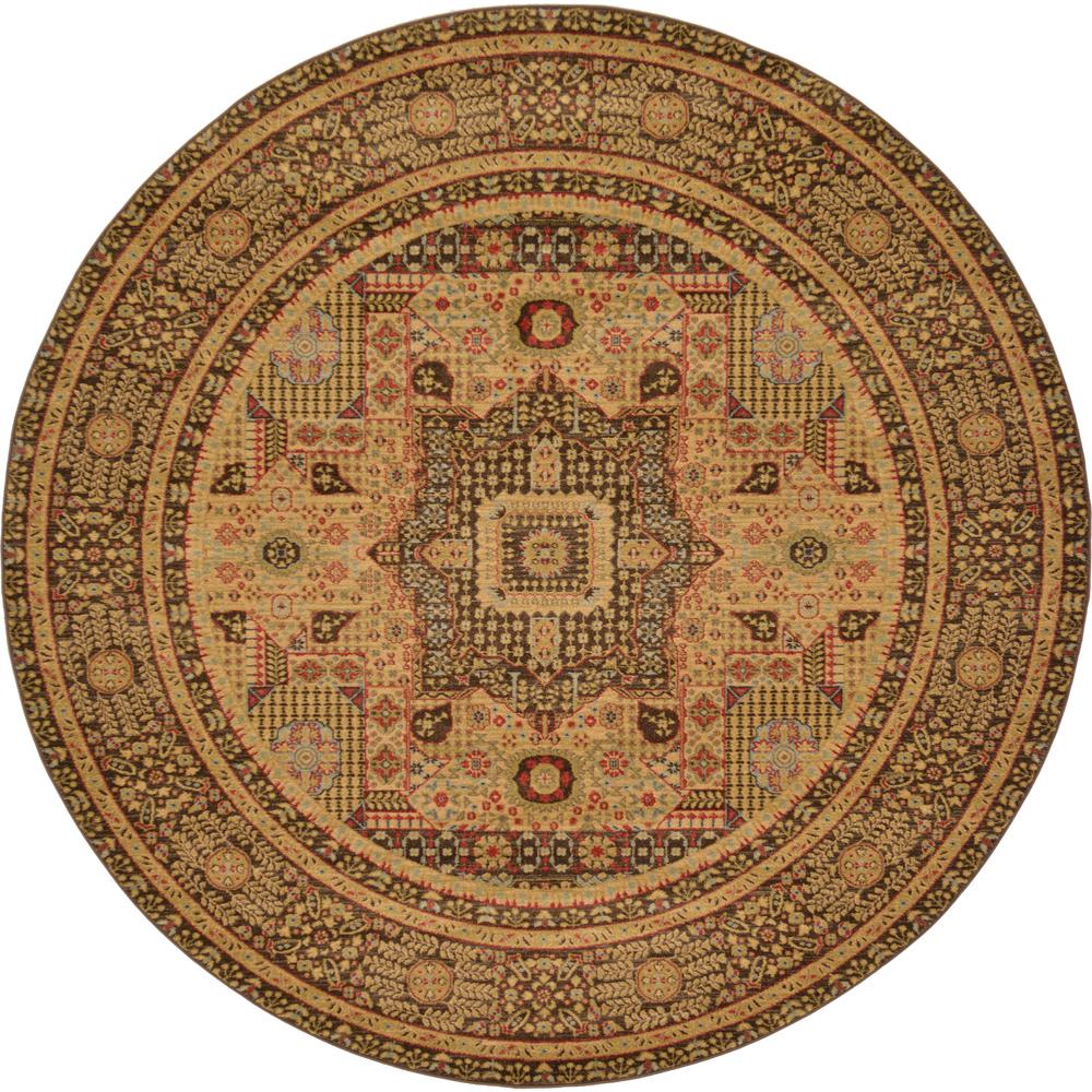 Jackson Palace Rug, Brown (8' 0 x 8' 0). Picture 2