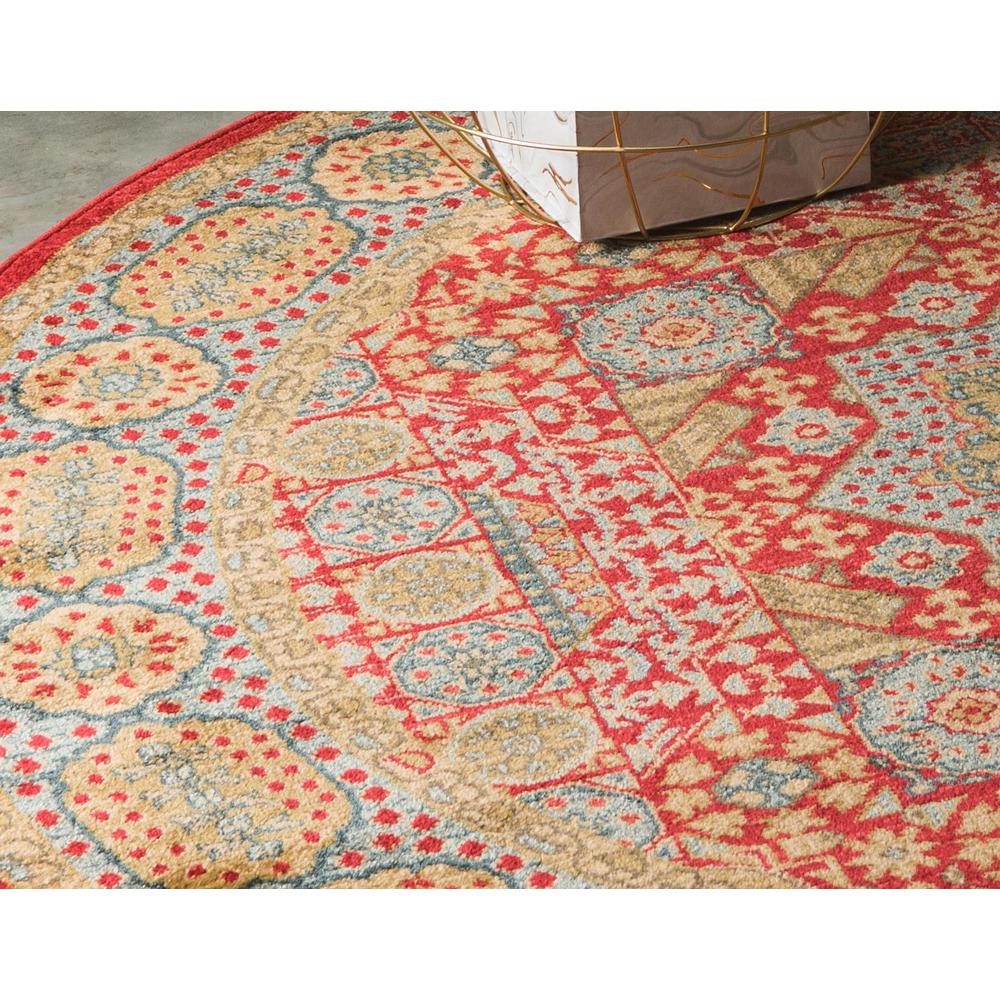 Washington Palace Rug, Red (6' 0 x 6' 0). Picture 4