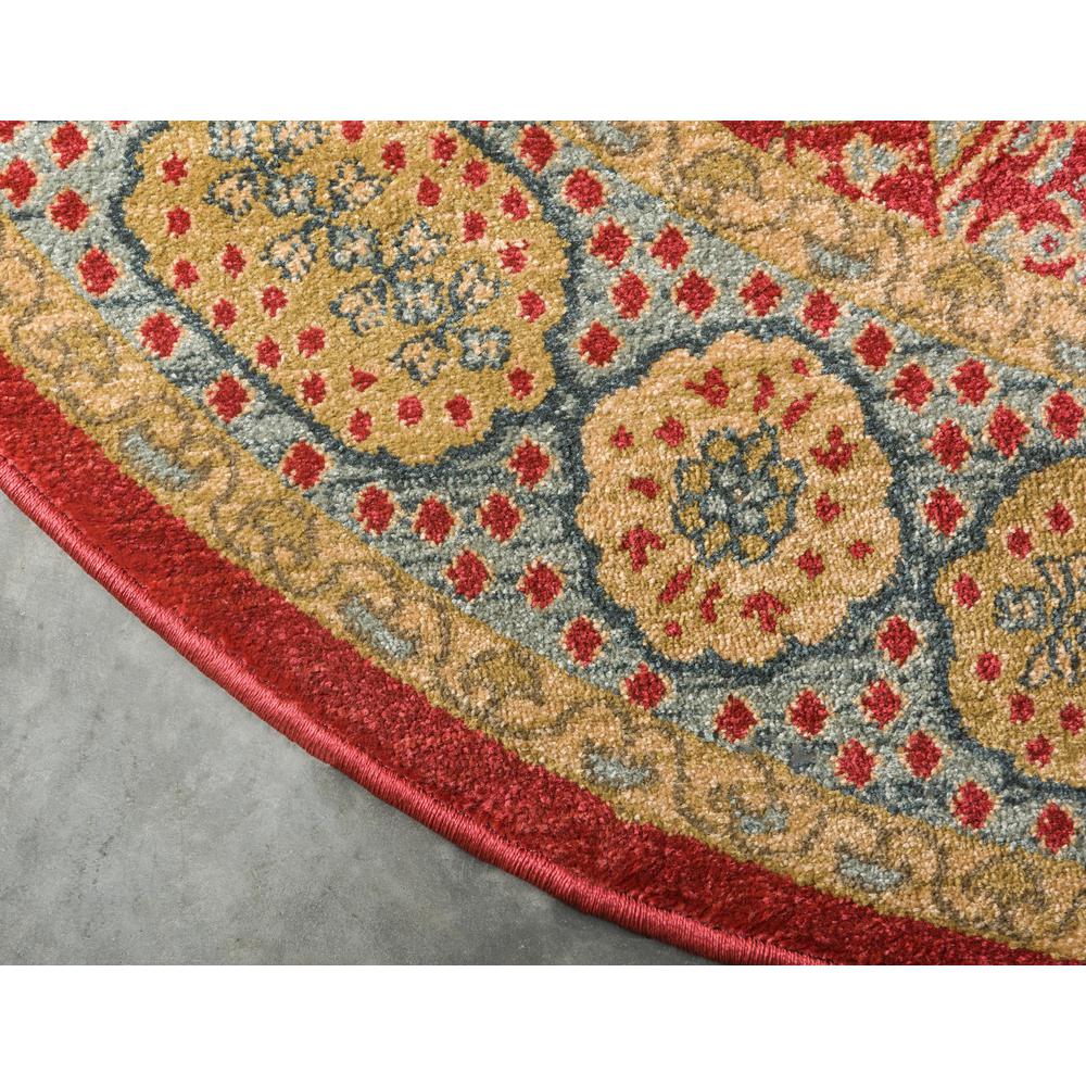 Washington Palace Rug, Red (6' 0 x 6' 0). Picture 6