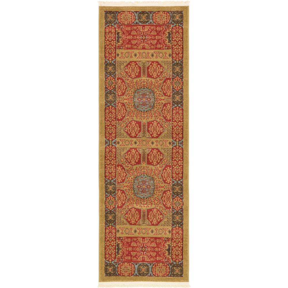 Monroe Palace Rug, Red (2' 0 x 6' 0). Picture 2