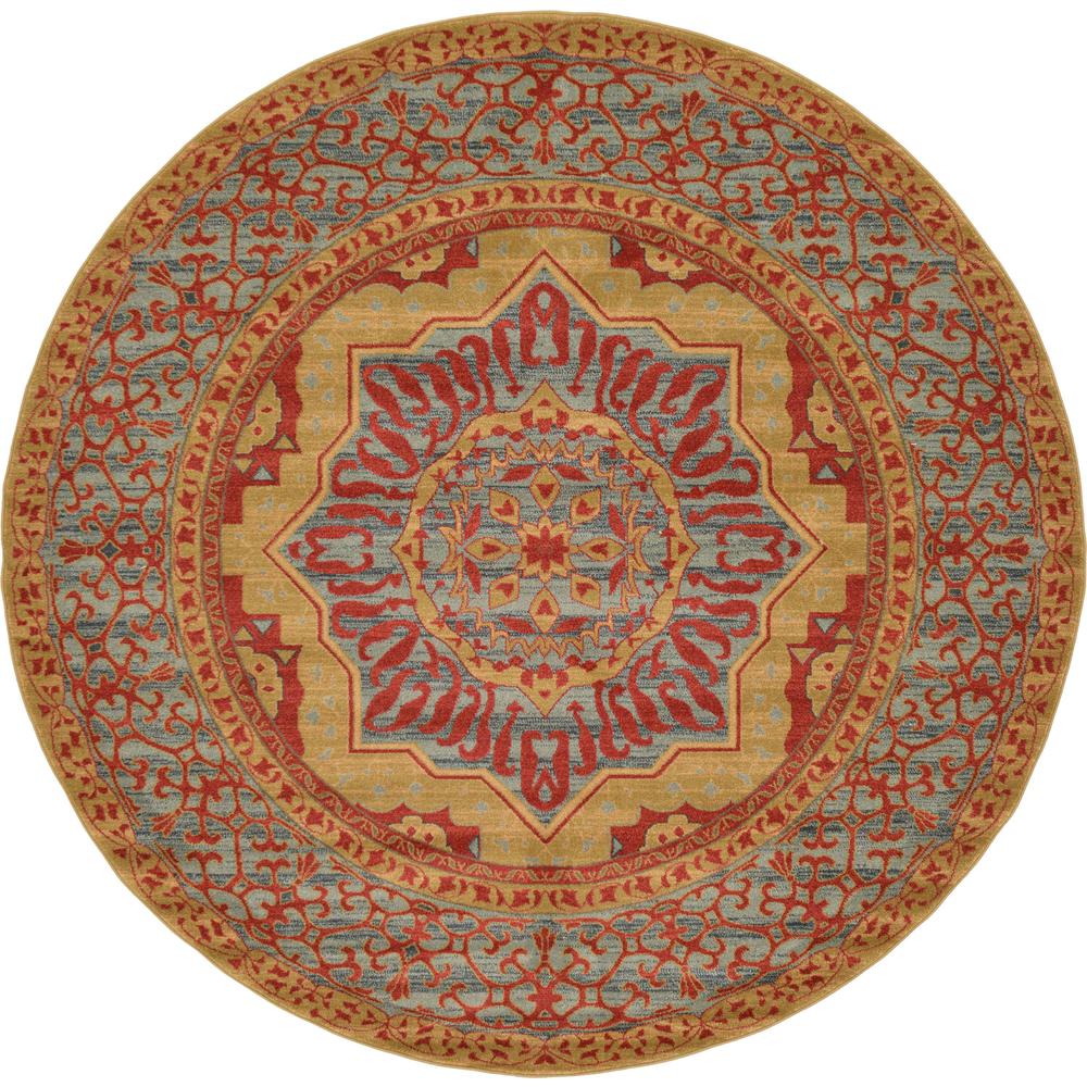 Quincy Palace Rug, Red (8' 0 x 8' 0). Picture 2