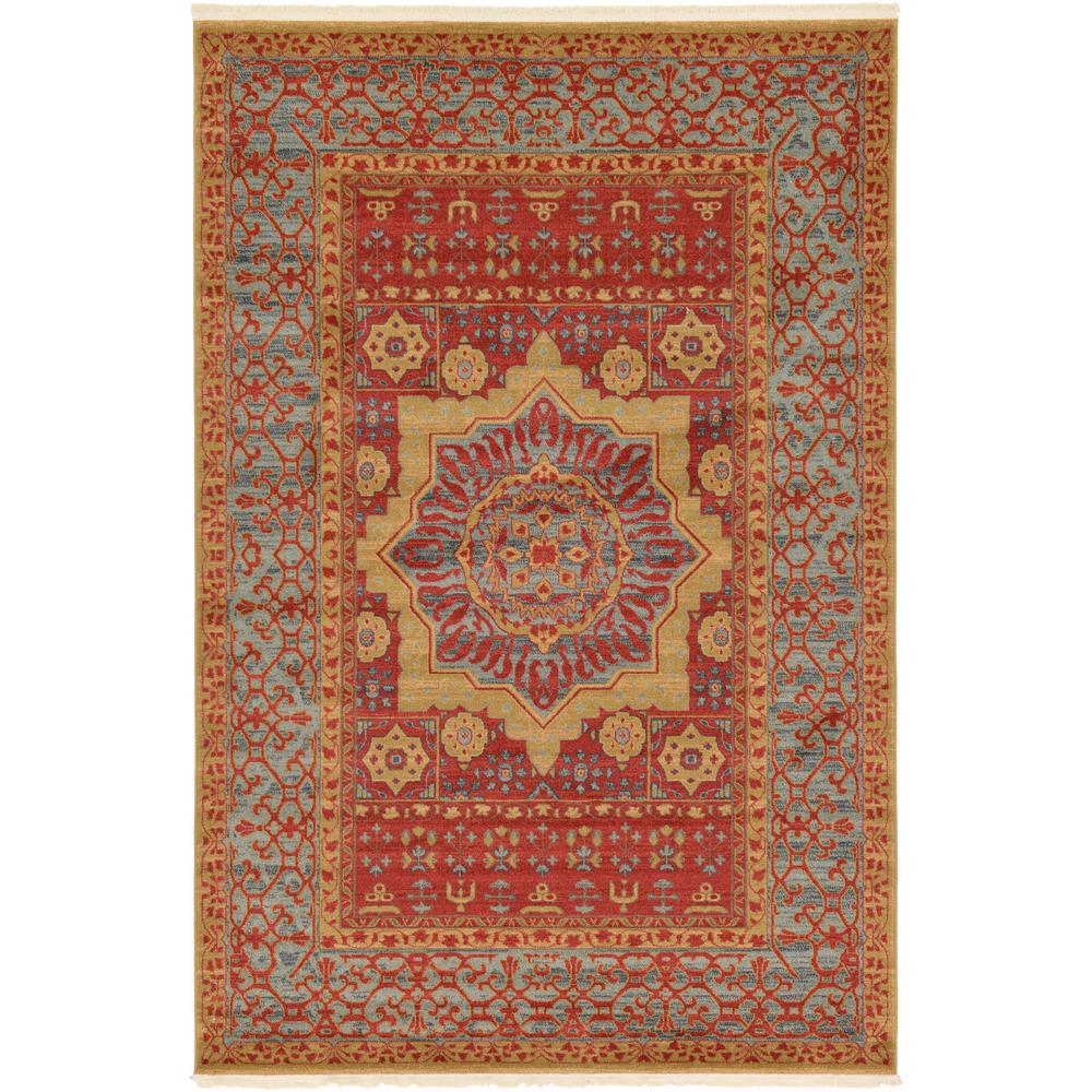 Quincy Palace Rug, Red (6' 0 x 9' 0). Picture 2