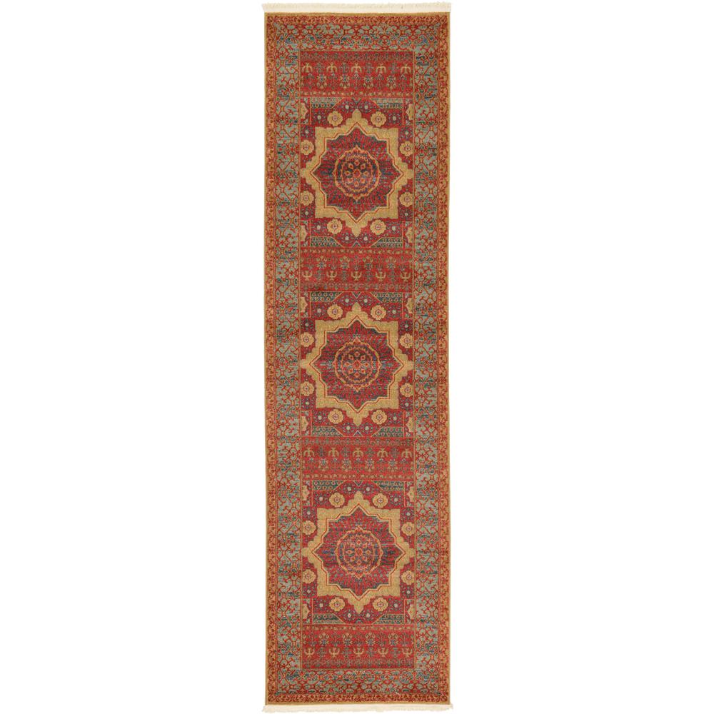 Quincy Palace Rug, Red (2' 7 x 10' 0). Picture 6