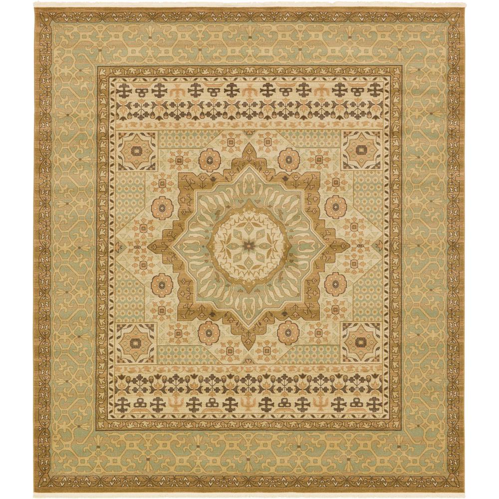 Quincy Palace Rug, Light Green (10' 0 x 11' 4). Picture 2