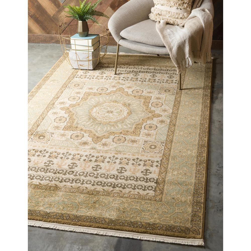 Quincy Palace Rug, Light Green (9' 0 x 12' 0). Picture 2
