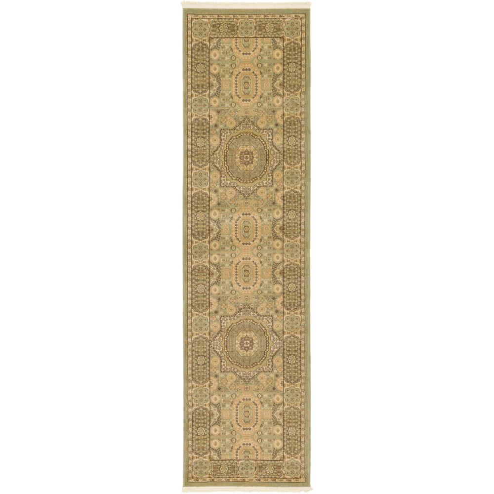 Hamilton Palace Rug, Light Green (2' 7 x 10' 0). Picture 2