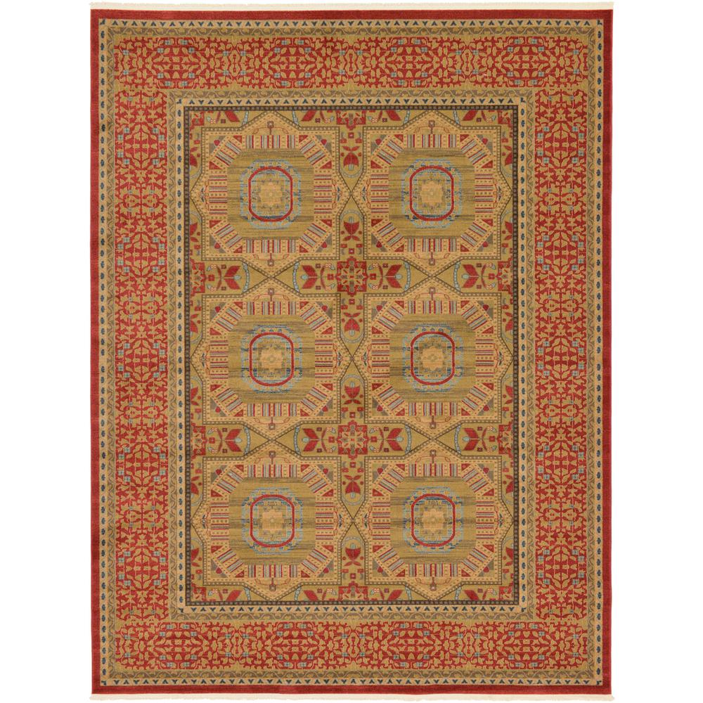 Lincoln Palace Rug, Red (9' 0 x 12' 0). Picture 2