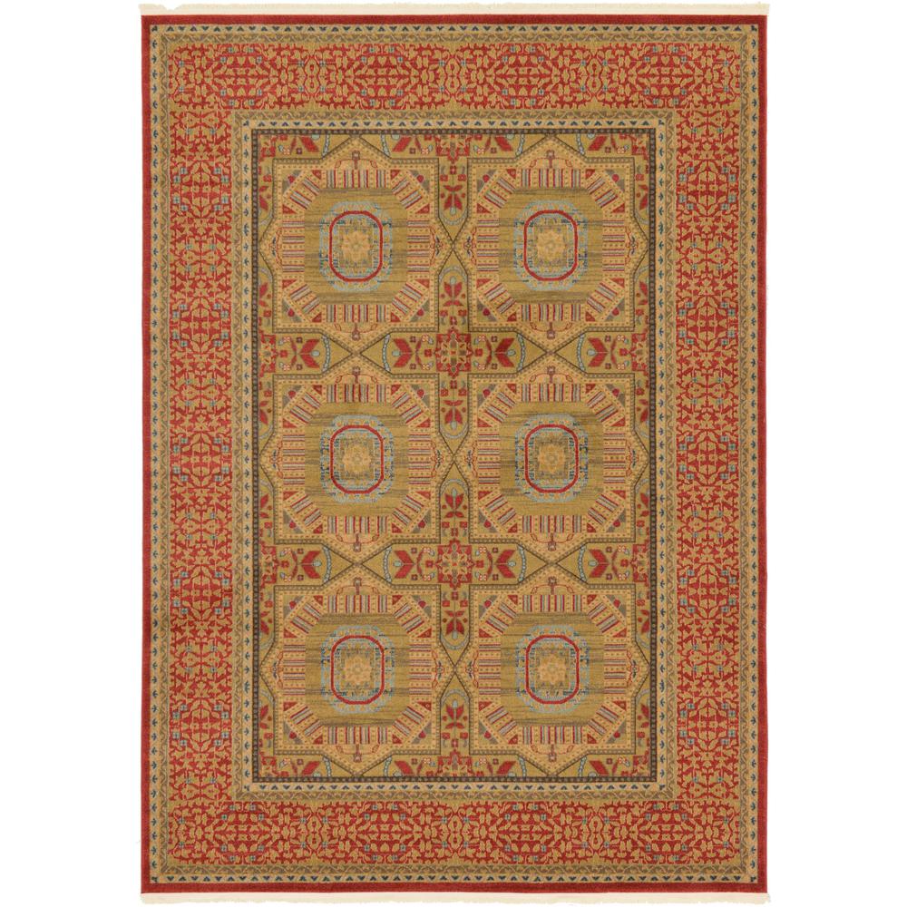 Lincoln Palace Rug, Red (7' 0 x 10' 0). Picture 2