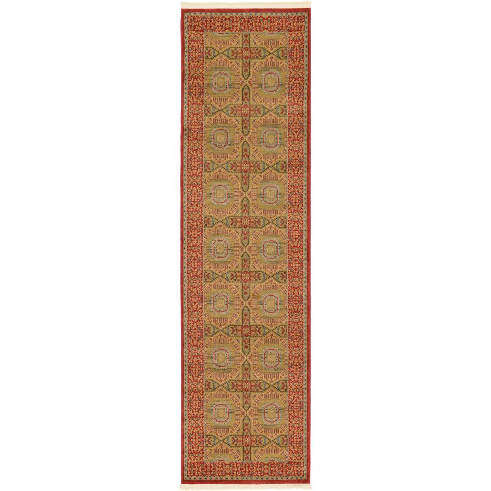 Lincoln Palace Rug, Red (2' 7 x 10' 0). Picture 2