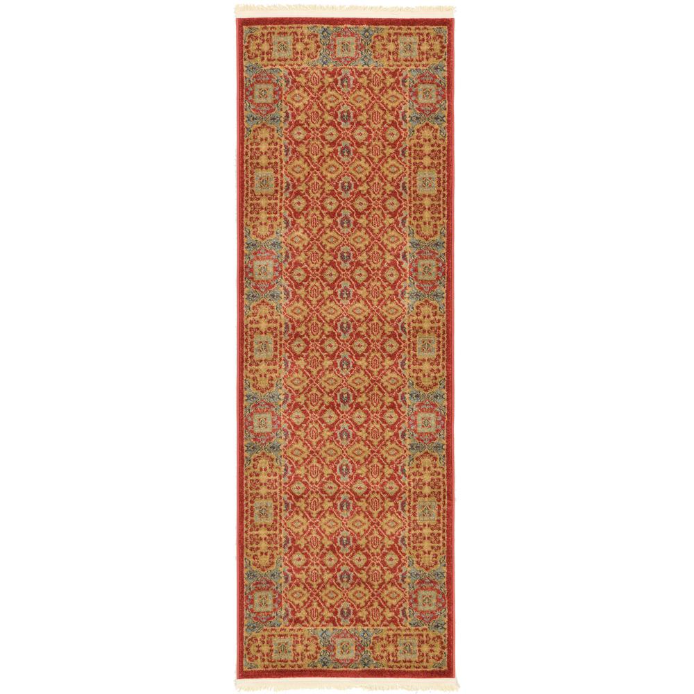 Jefferson Palace Rug, Red (2' 0 x 6' 0). Picture 6