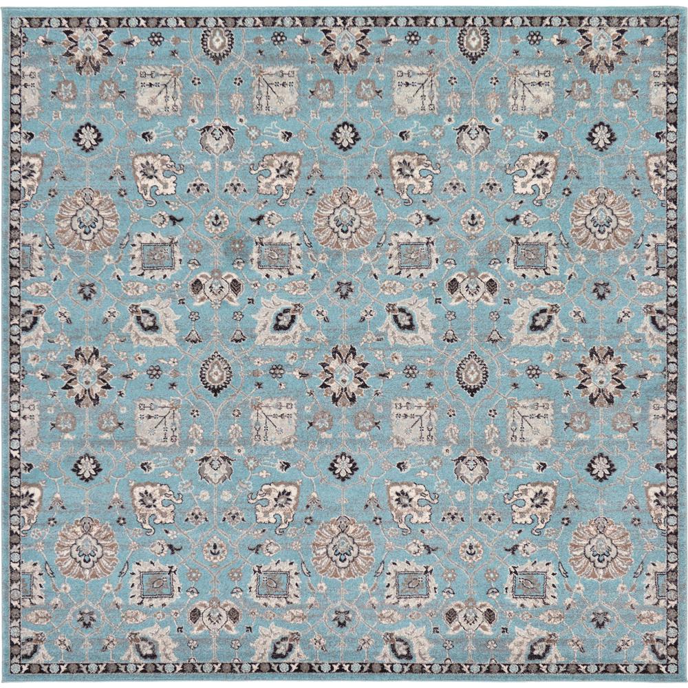 Amelia Tradition Rug, Light Blue (8' 4 x 8' 4). Picture 2
