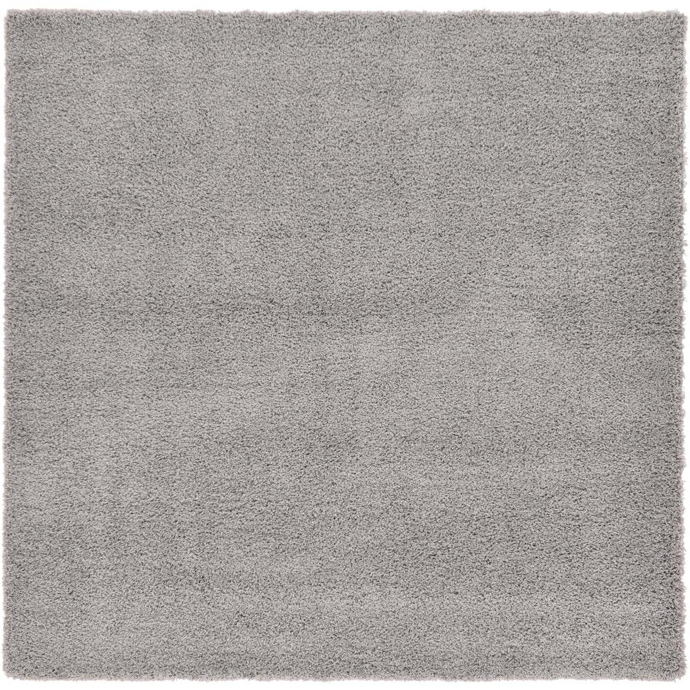 Solid Shag Rug, Cloud Gray (8' 2 x 8' 2). Picture 2