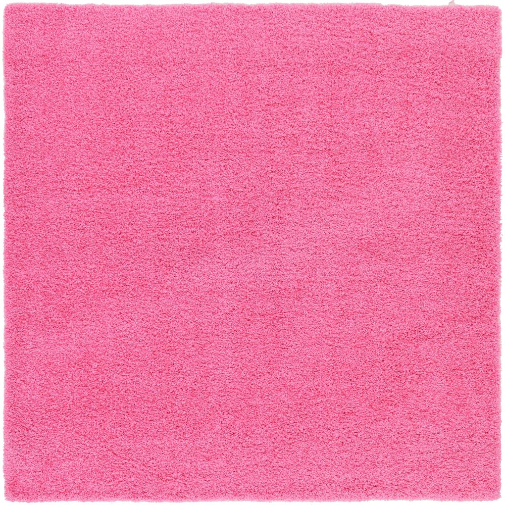 Solid Shag Rug, Bubblegum Pink (8' 2 x 8' 2). Picture 2