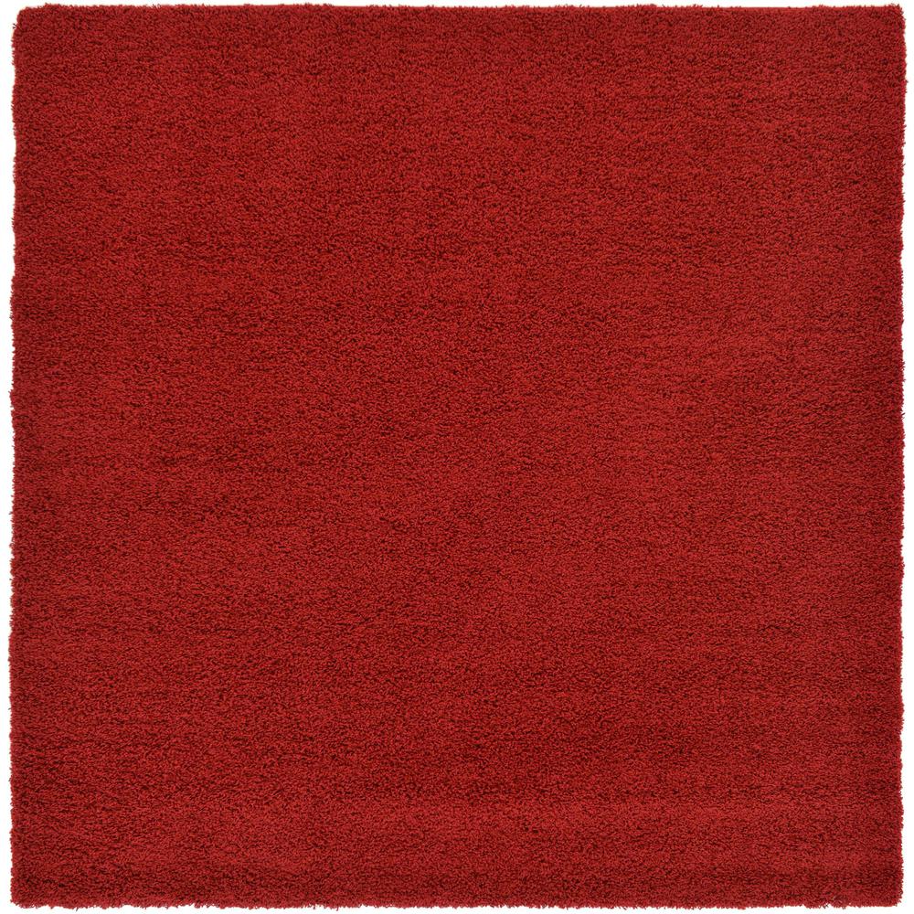 Solid Shag Rug, Cherry Red (8' 2 x 8' 2). Picture 2