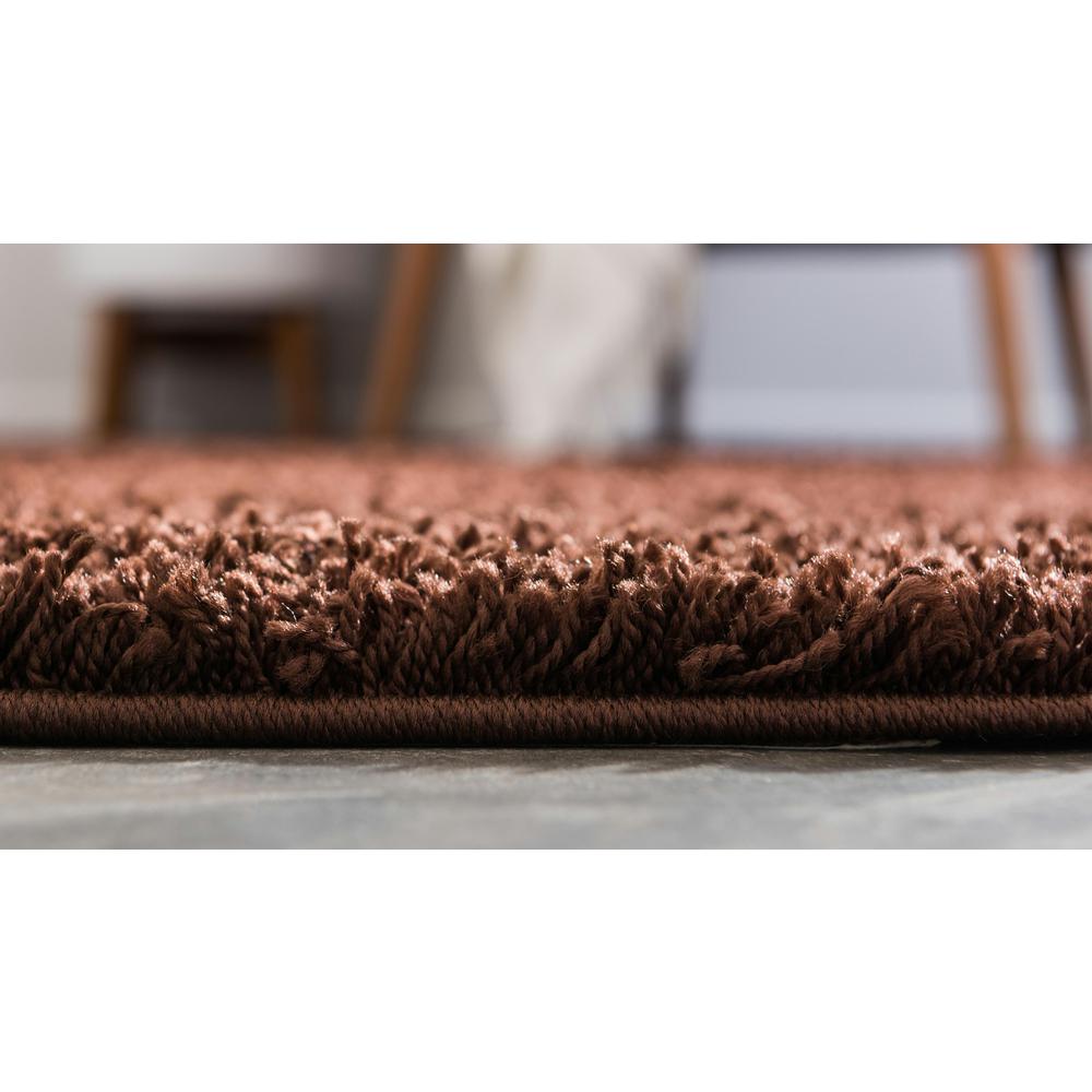 Solid Shag Rug, Chocolate Brown (7' 0 x 10' 0). Picture 5