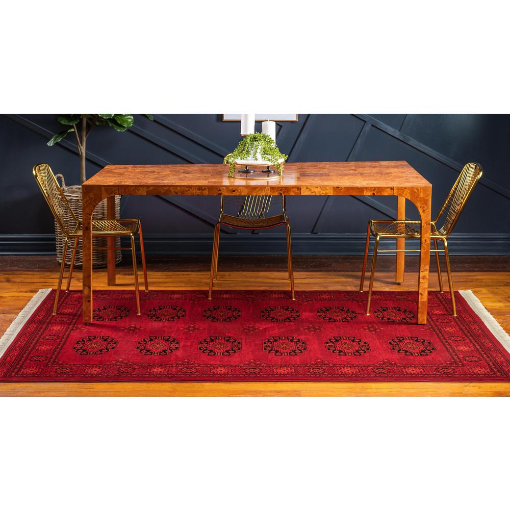 Cleveland Tekke Rug, Red (8' 0 x 11' 0). Picture 4