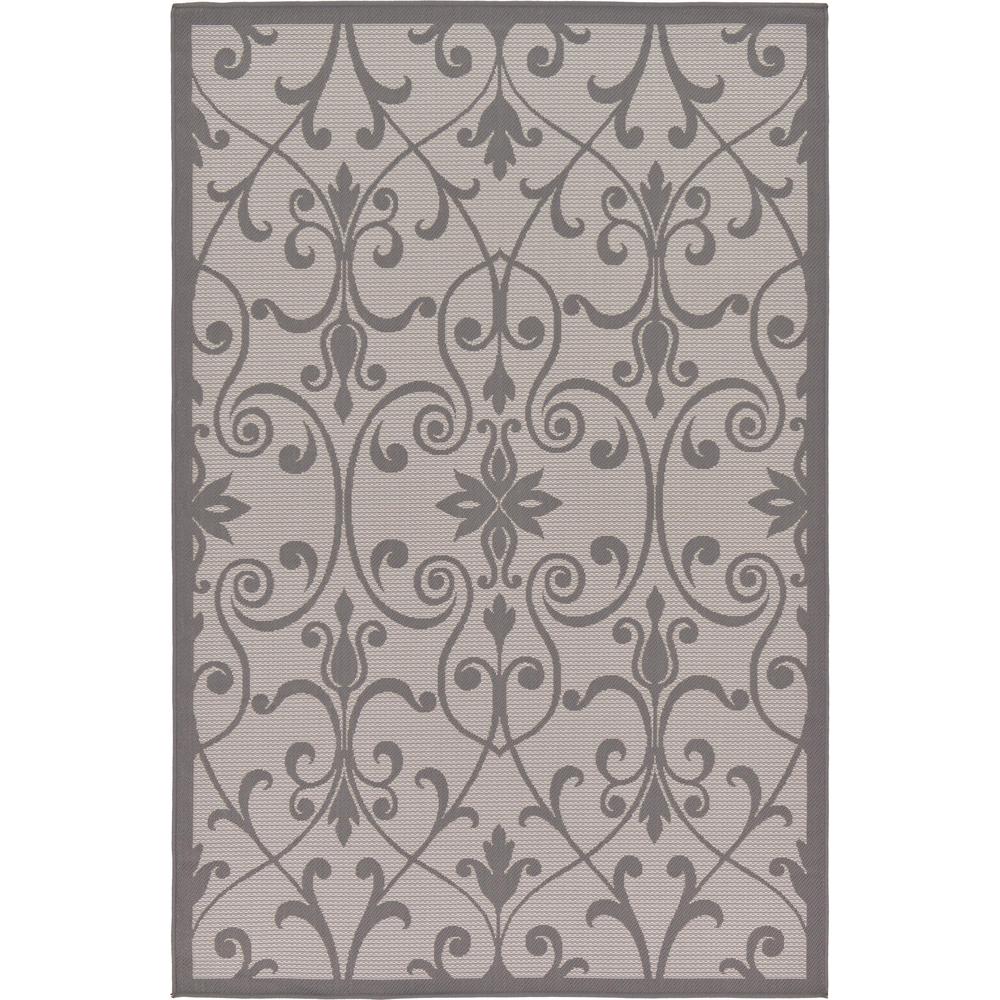 Outdoor Gate Rug, Gray (5' 3 x 8' 0). Picture 2