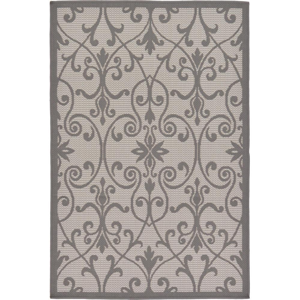 Outdoor Gate Rug, Gray (3' 3 x 5' 0). Picture 2