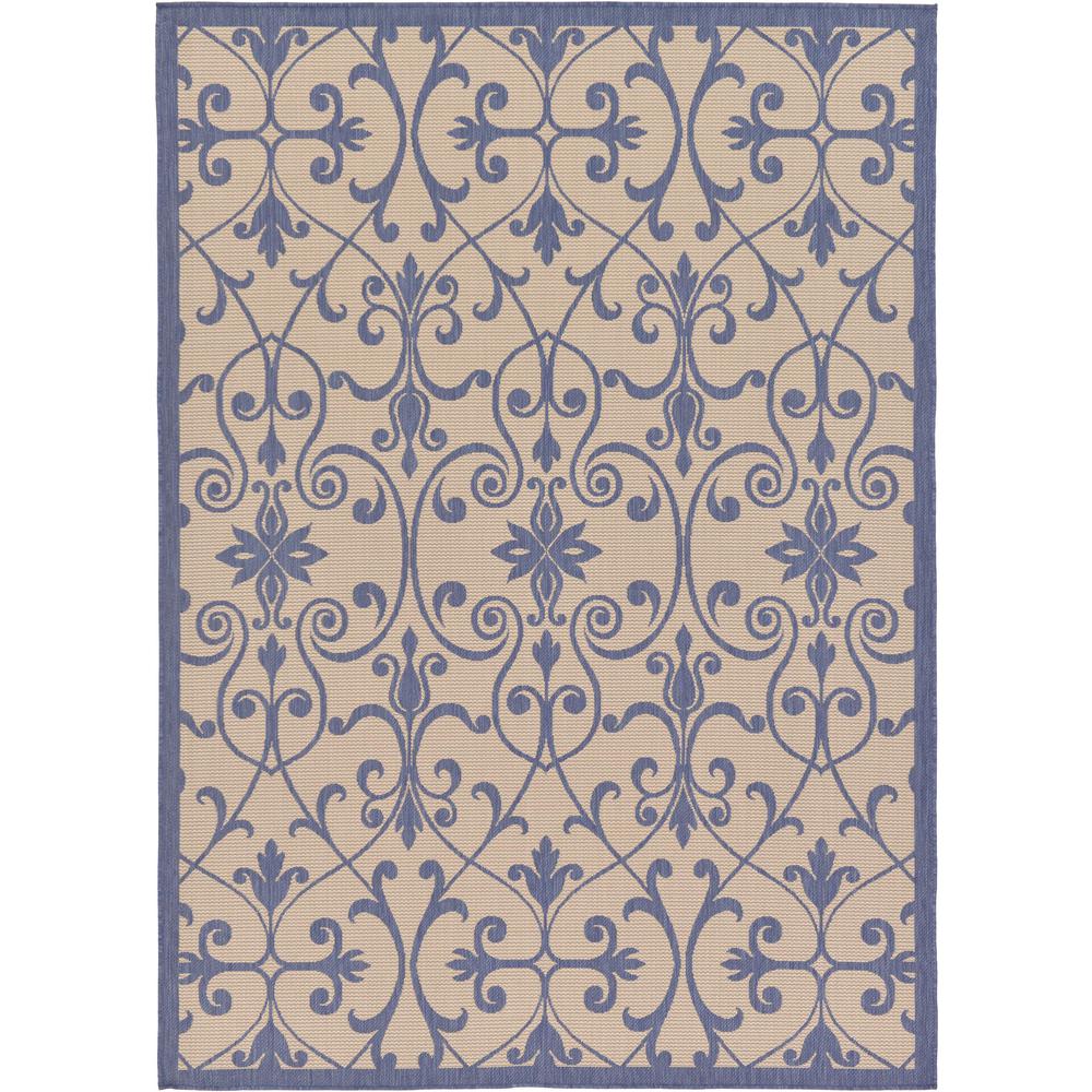 Outdoor Gate Rug, Blue (7' 0 x 10' 0). Picture 2