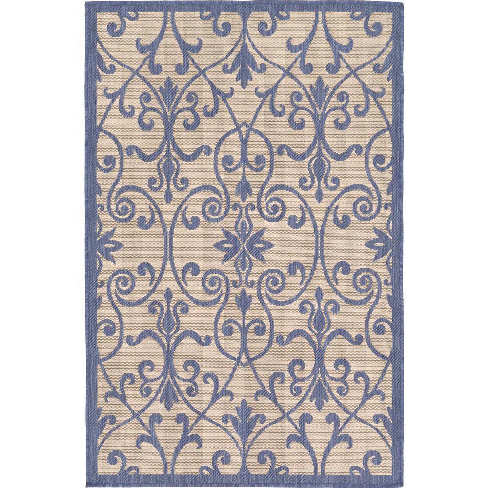 Outdoor Gate Rug, Blue (3' 3 x 5' 0). Picture 2