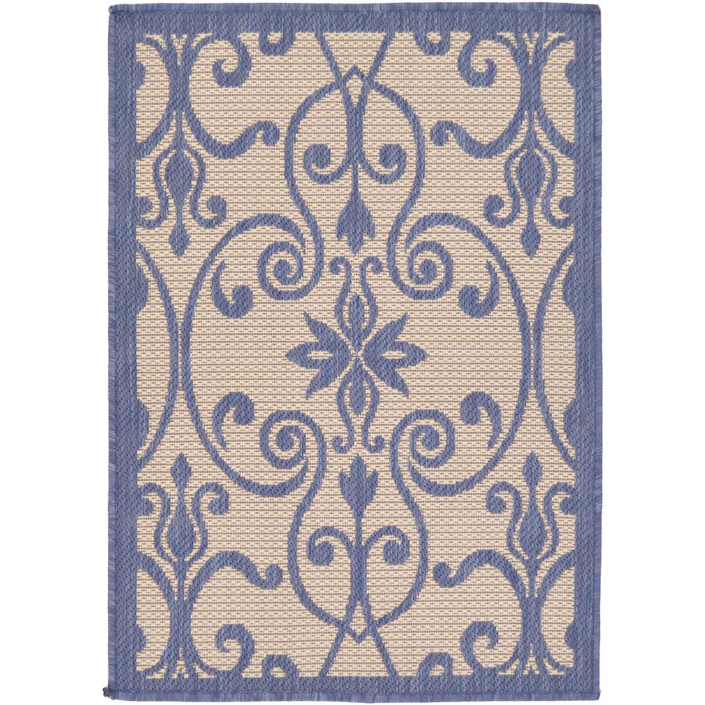 Outdoor Gate Rug, Blue (2' 2 x 3' 0). Picture 2