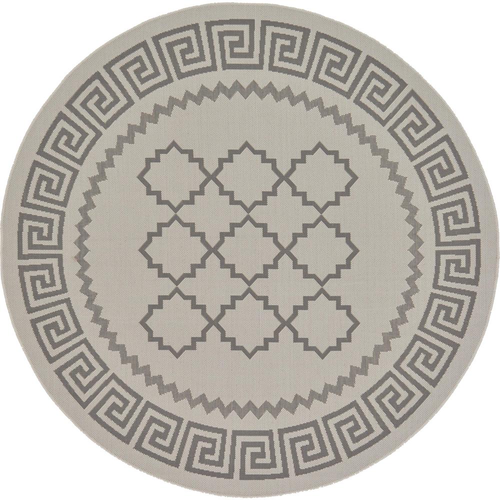 Outdoor Stars Rug, Gray (6' 0 x 6' 0). Picture 2