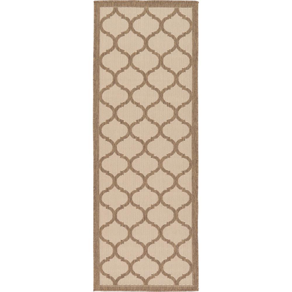 Outdoor Moroccan Rug, Brown (2' 2 x 6' 0). Picture 2