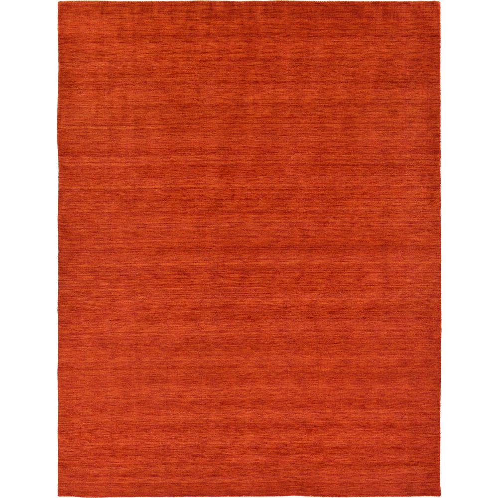 Solid Gava Rug, Rust Red (9' 10 x 13' 0). Picture 2