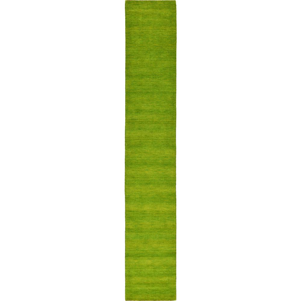 Solid Gava Rug, Green (2' 7 x 16' 5). Picture 2