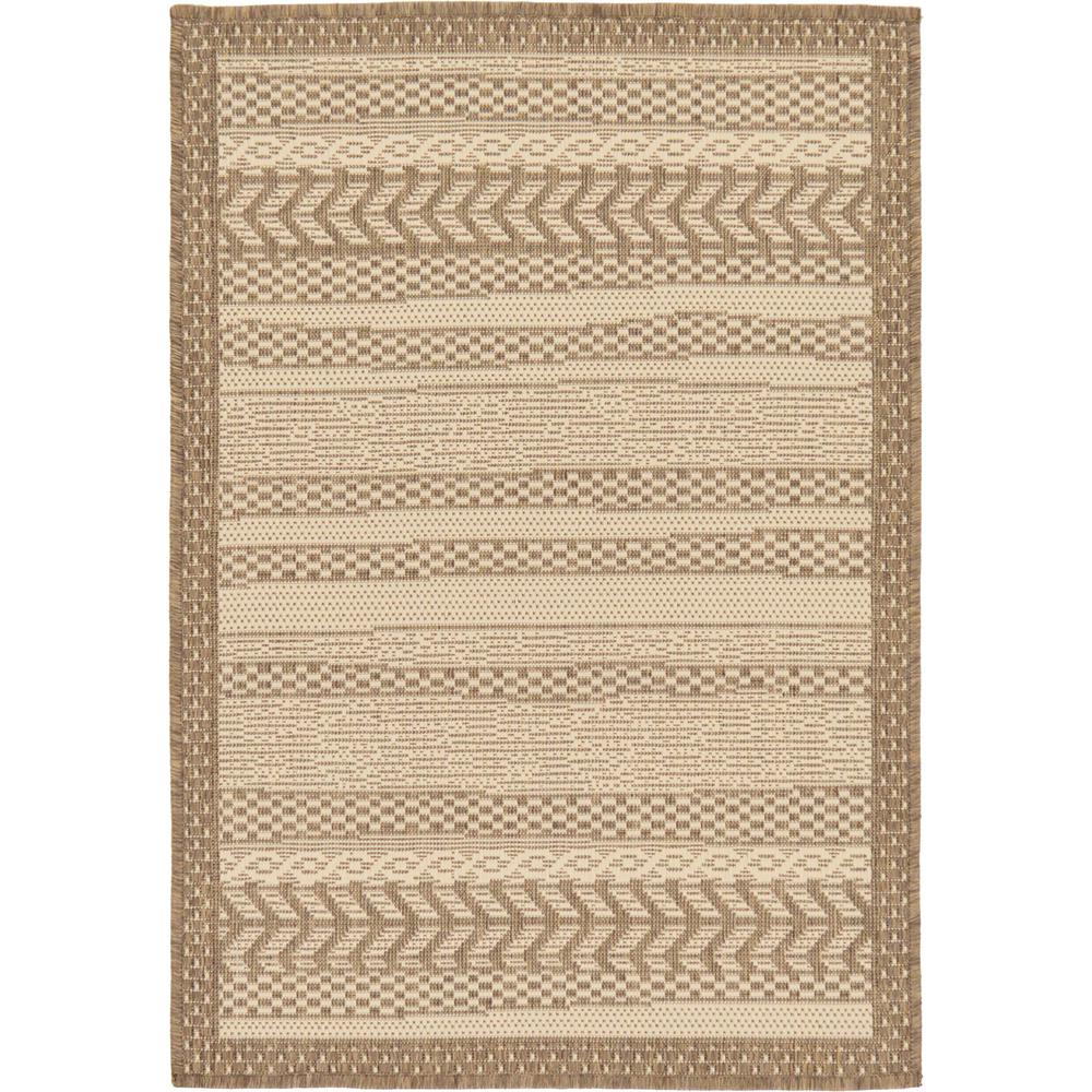 Outdoor Lines Rug, Brown (2' 2 x 3' 0). Picture 2