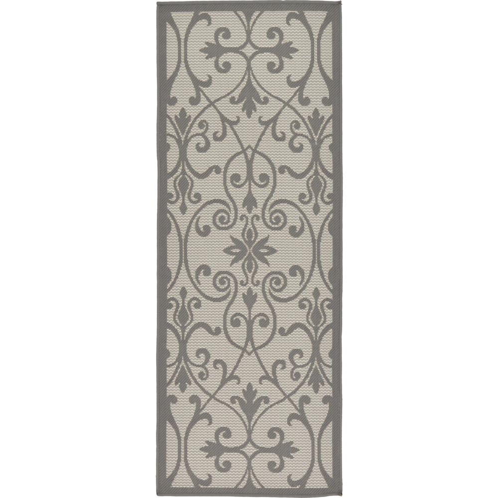 Outdoor Gate Rug, Gray (2' 2 x 6' 0). Picture 2