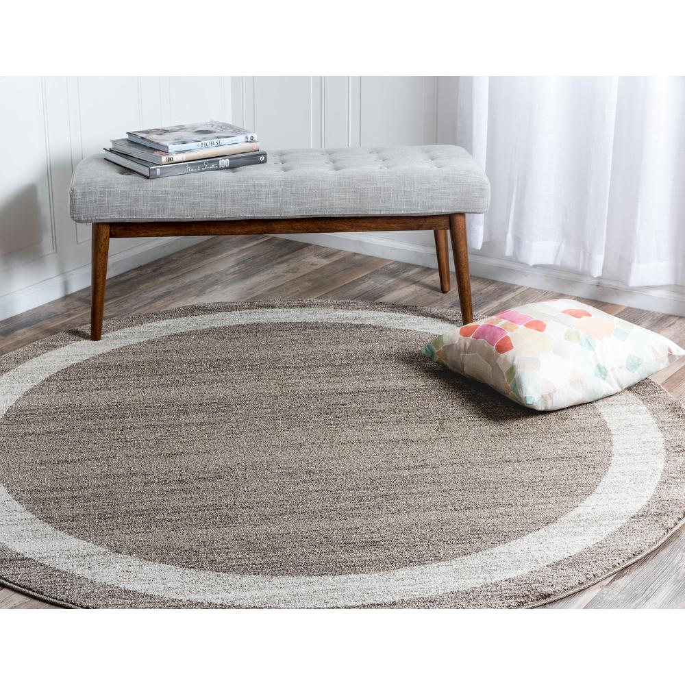 Maria Del Mar Rug, Light Brown (6' 0 x 6' 0). Picture 4