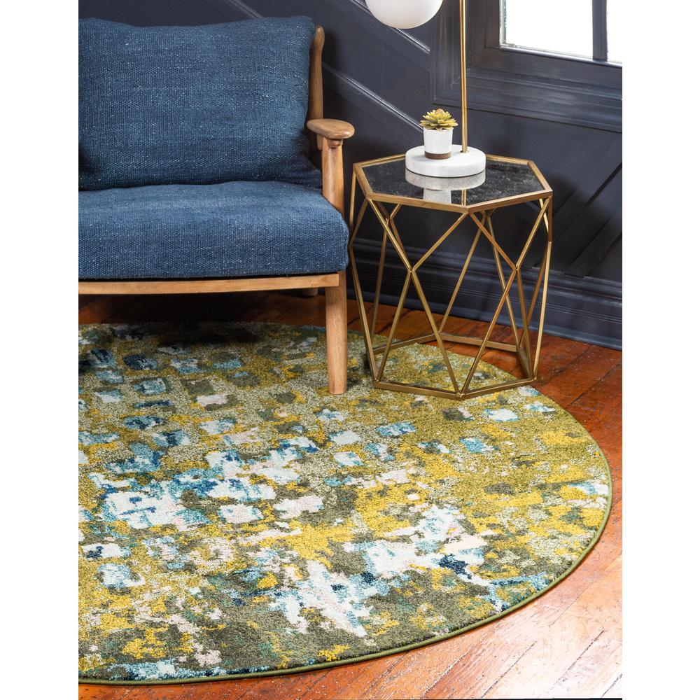 Ivy Jardin Rug, Green (6' 0 x 6' 0). Picture 2