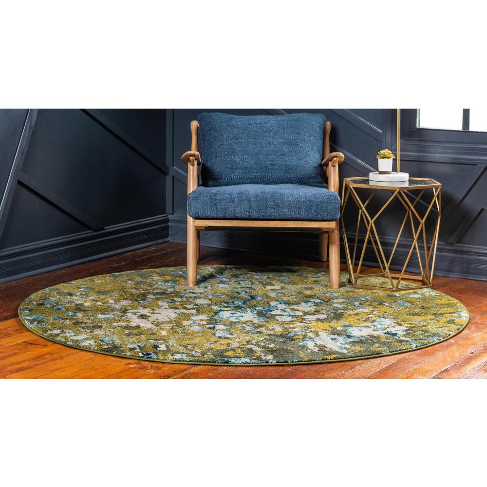 Ivy Jardin Rug, Green (6' 0 x 6' 0). Picture 3