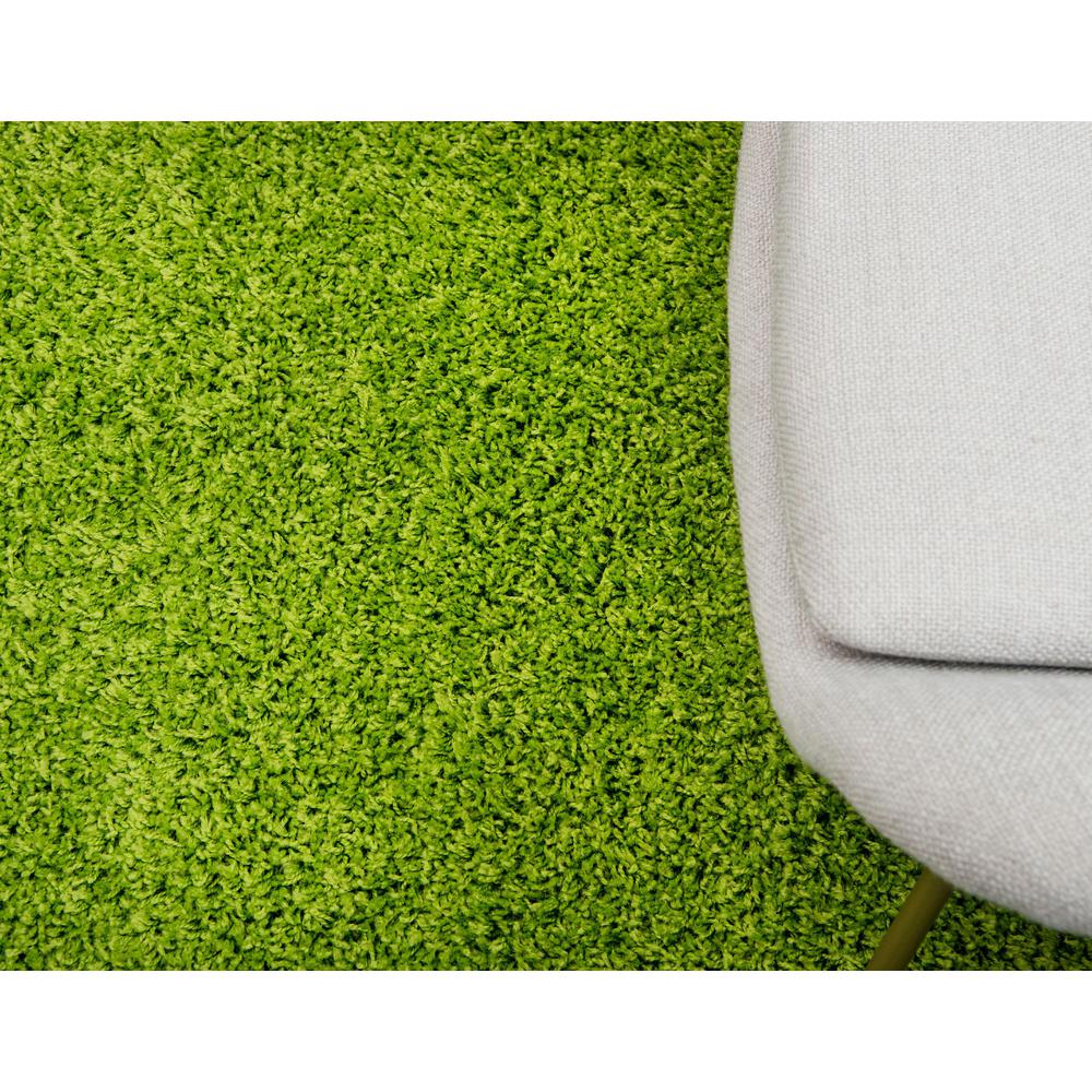 Solid Shag Rug, Grass Green (8' 2 x 8' 2). Picture 6