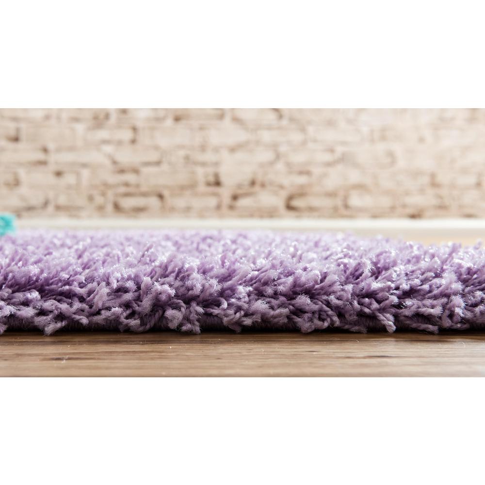Solid Shag Rug, Lilac (2' 2 x 6' 5). Picture 3
