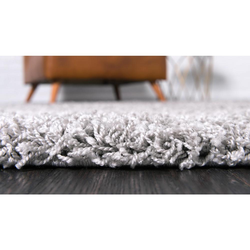 Solid Shag Rug, Cloud Gray (2' 2 x 6' 5). Picture 4