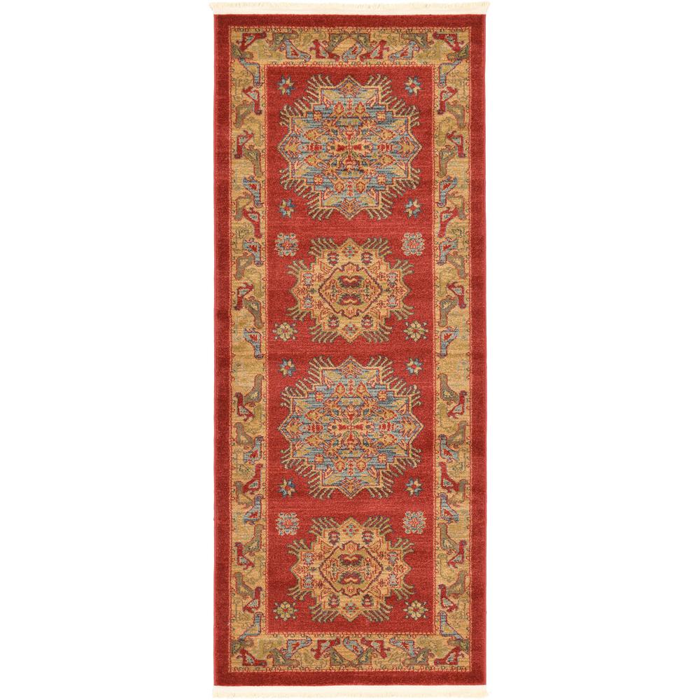 Cyrus Sahand Rug, Red (2' 7 x 6' 7). Picture 5